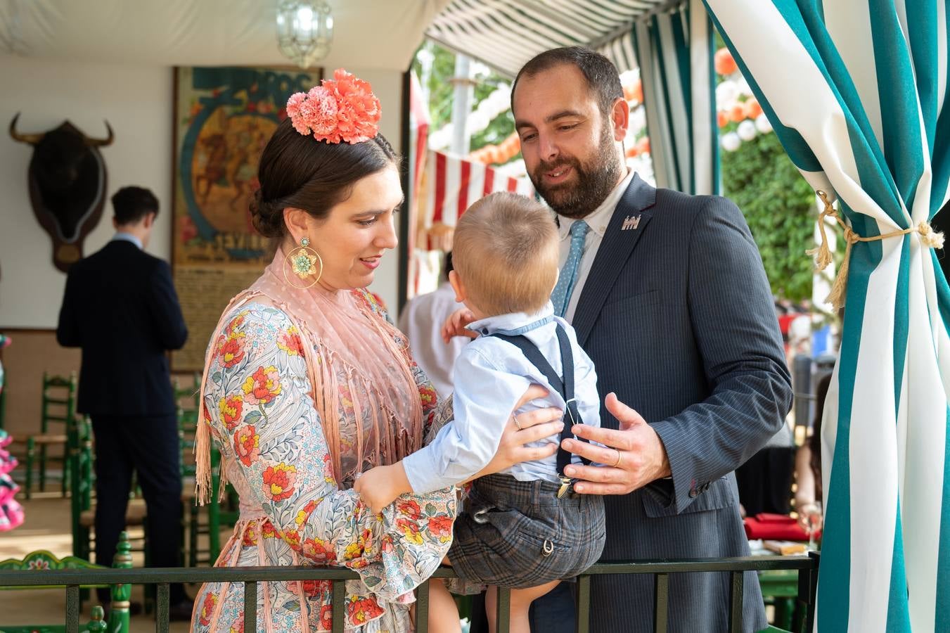 Ambiente en el real durante el viernes de la Feria de 2024