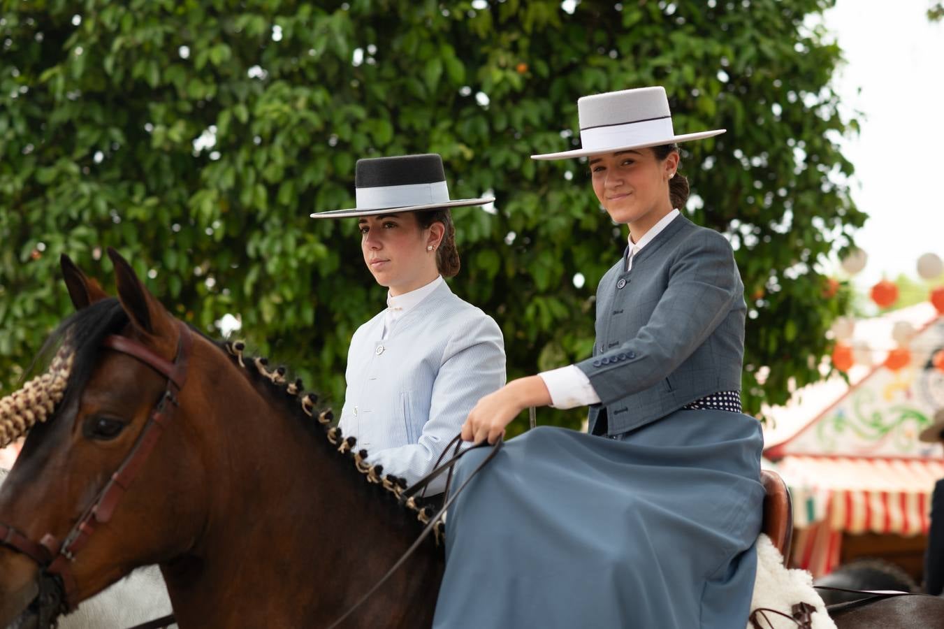 Ambiente en el real durante el viernes de la Feria de 2024