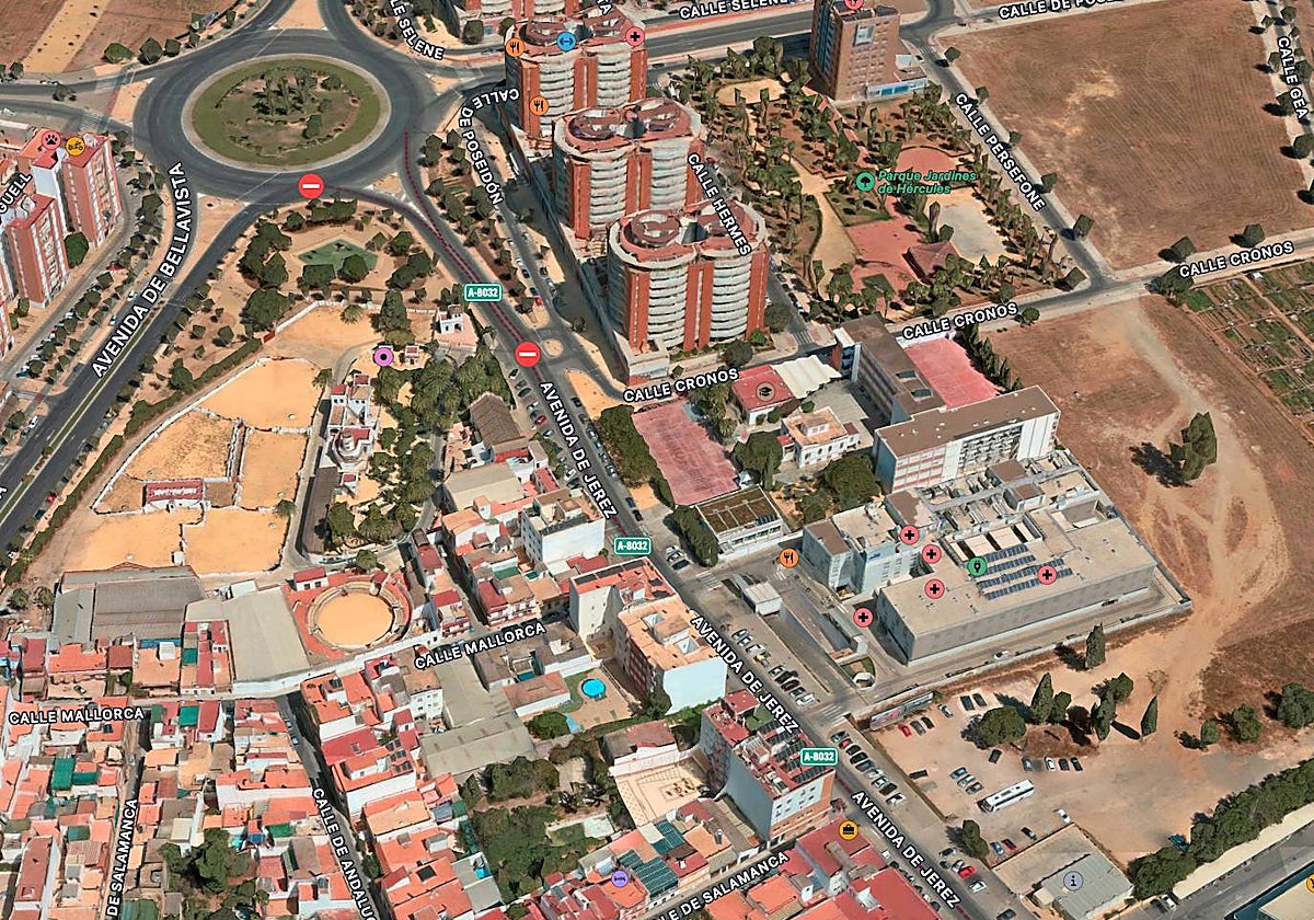 La avenida de Jerez estará de obras durante una semana y media