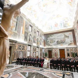 Audiencia del Papa con los seminaristas en Roma