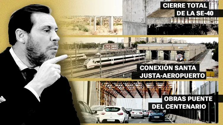 Las mentiras de Puente se saldan con retrasos en las grandes obras de Sevilla