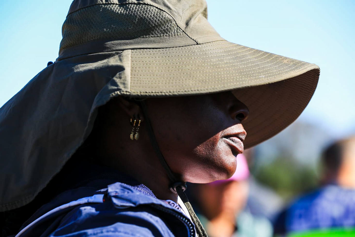 Los agentes inspeccionan una explotación agrícola en Villamanrique de la Condesa