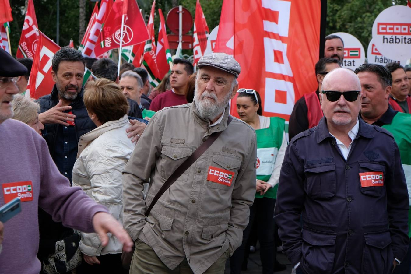 Manifestación por el 1 de Mayo celebrada en Sevilla