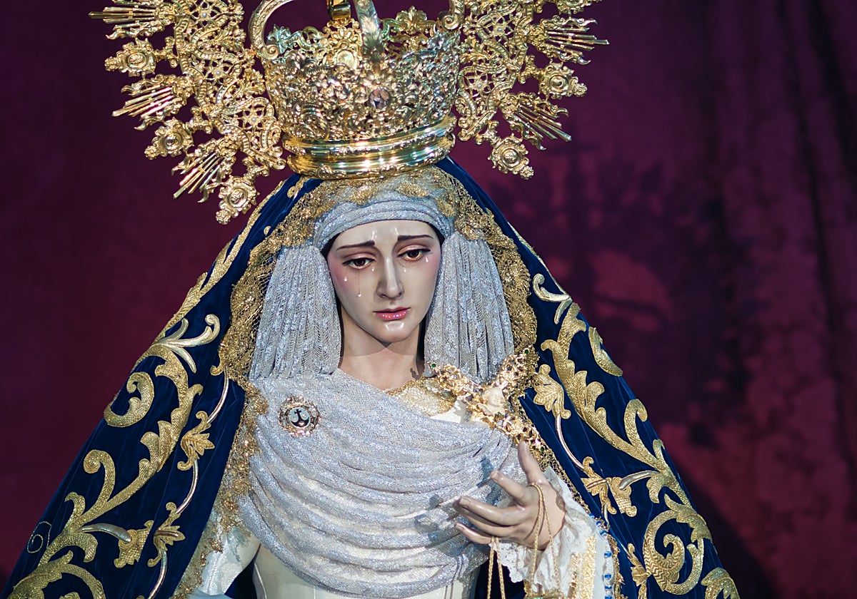 Virgen del Carmen en sus misterios Dolorosos