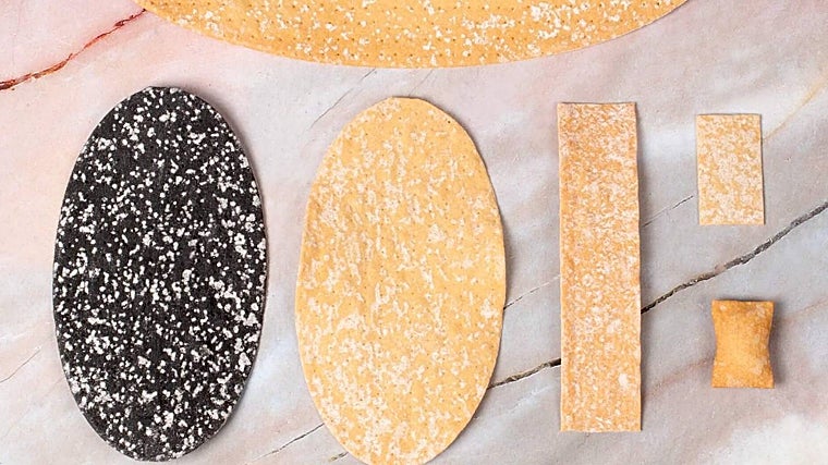 Diferentes formatos de regañá de Panaderías Obando