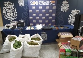 La Policía desmantela una organización en Sevilla que financiaba su negocio de la coca con marihuana