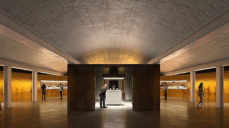 La reforma del semisótano permitirá exponer de manera permanente el Tesoro del Carambolo