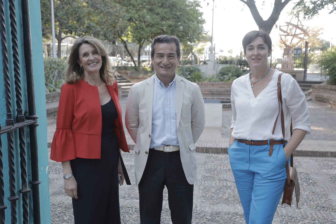 Isabel Galán, Jaime Román y Macarena Pérez