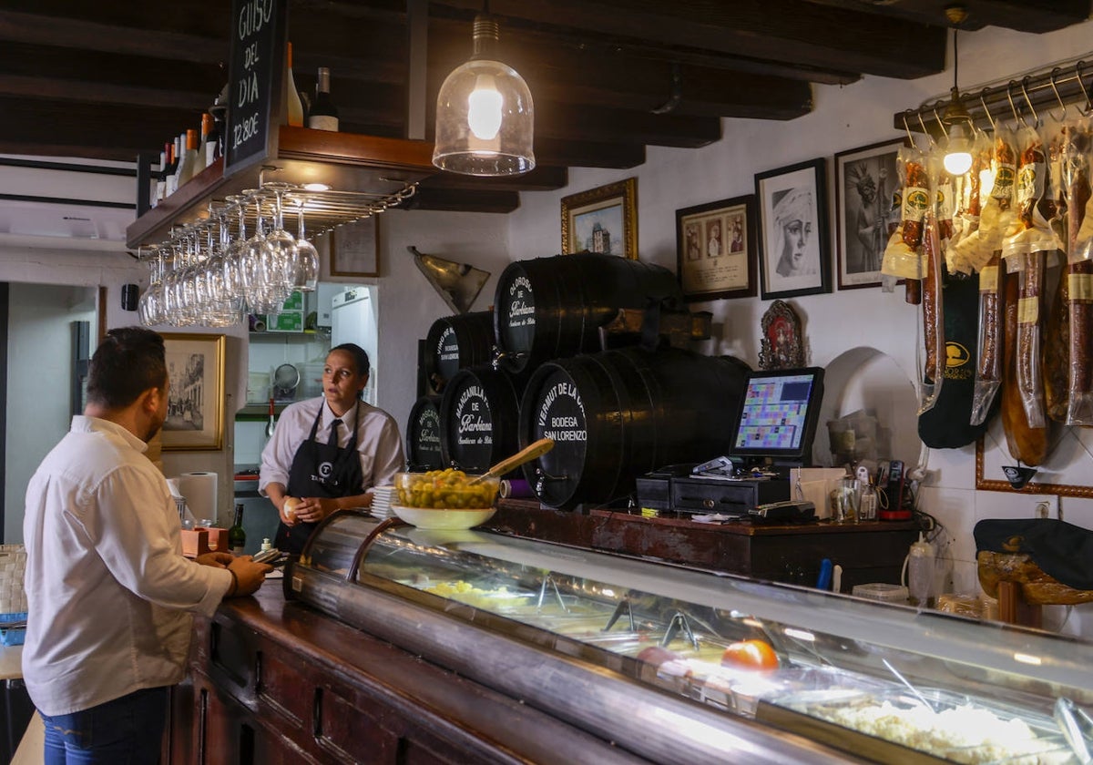 Imagen del interior de la Bodega San Lorenzo