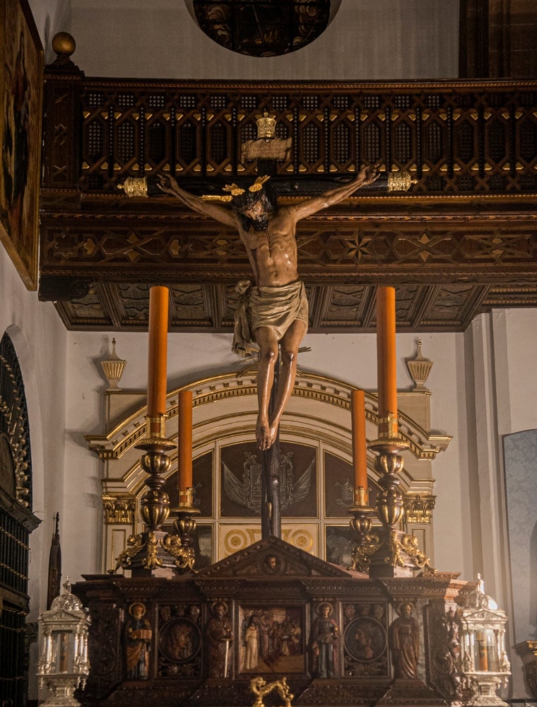 El Cristo de Burgos en su paso