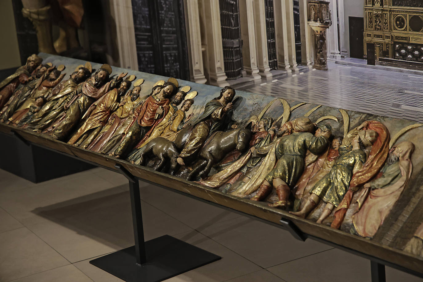 La exposición 'Splendor Lapidis. Trabajos de restauración en la Iglesia del Sagrario de la Catedral de Sevilla 2019–2023', en la Fundación Cajasol de Sevilla