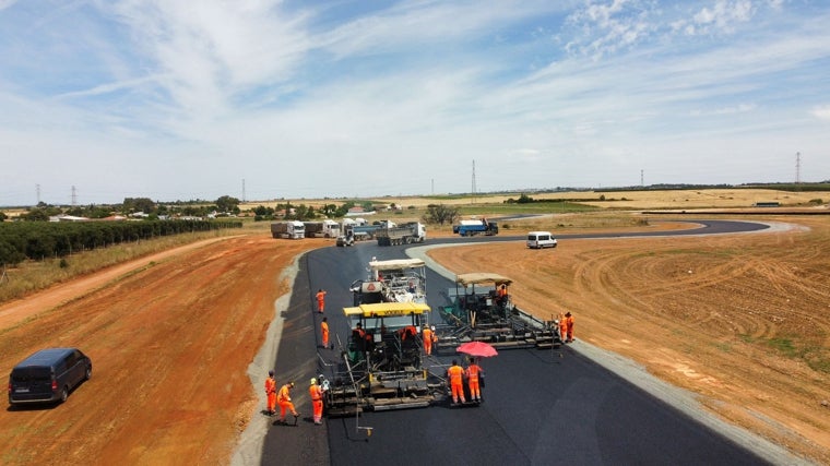 Las obras del circuito de velocidad han durado un año, ya están casi terminadas