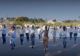 En vídeo: así es el flashmob del Ballet Flamenco de Andalucía con el que se abrirá la Bienal de Flamenco de Sevilla 2024