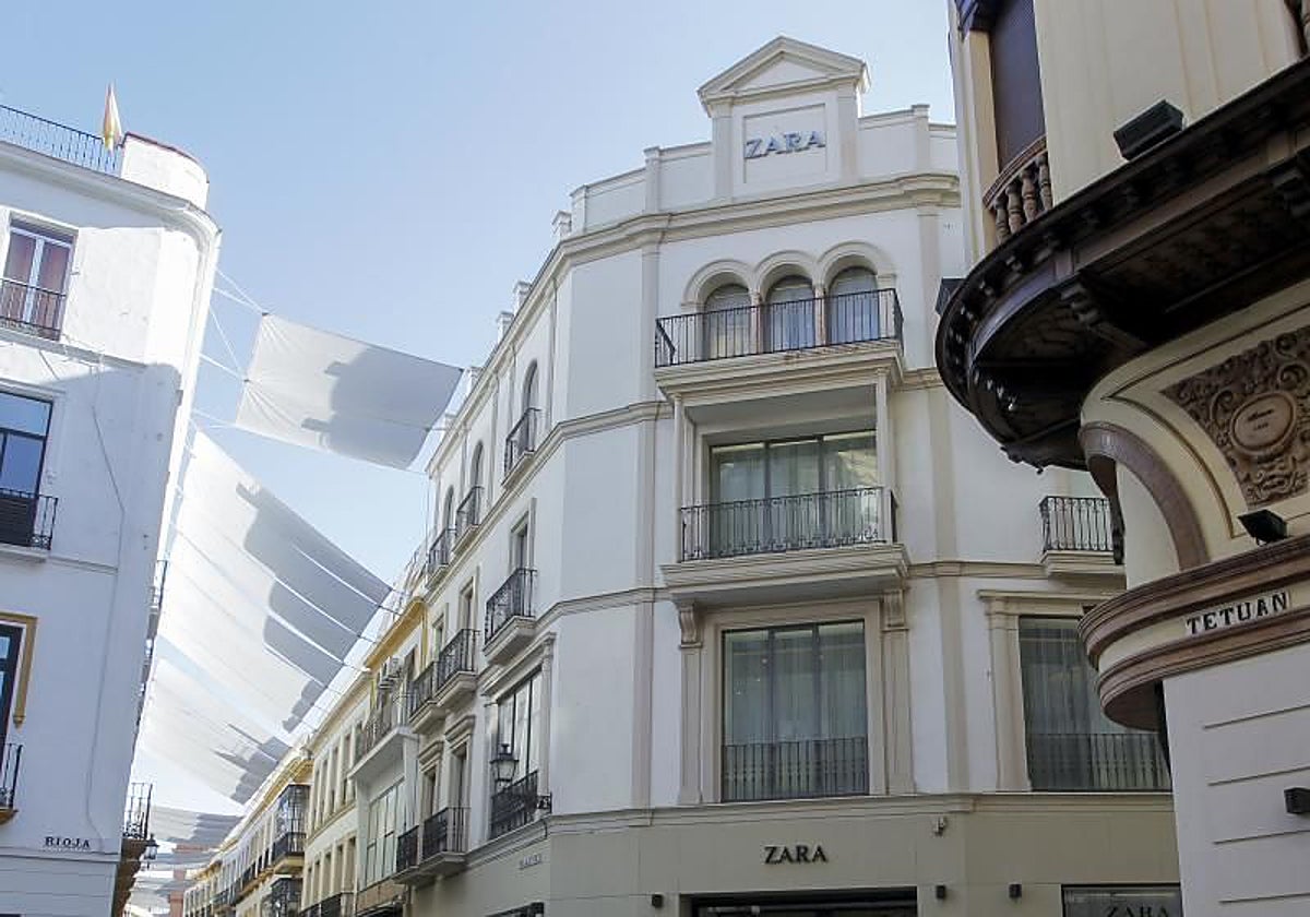 Tienda Zara en el centro de Sevilla