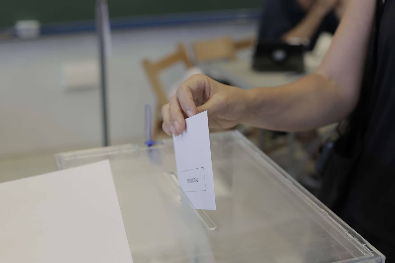 Ambiente tranquilo durante esta jornada electoral en Sevilla