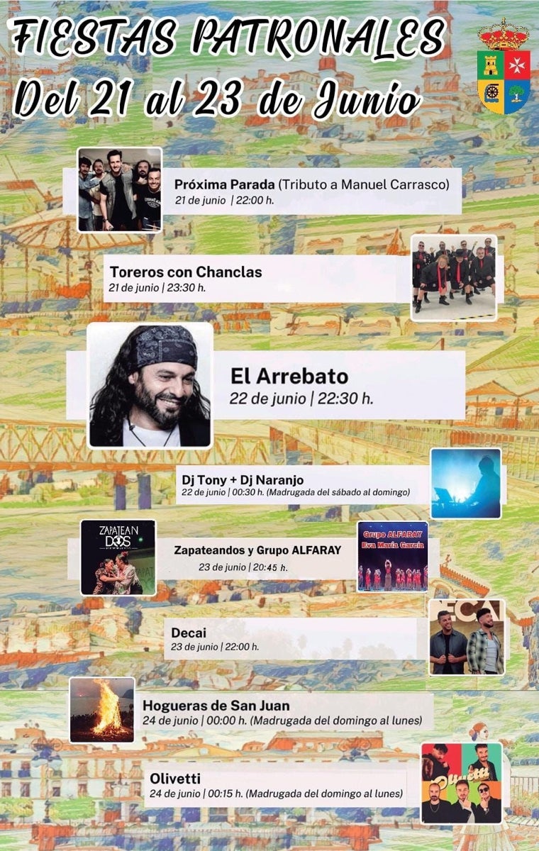 Cartel de las fiestas patronales