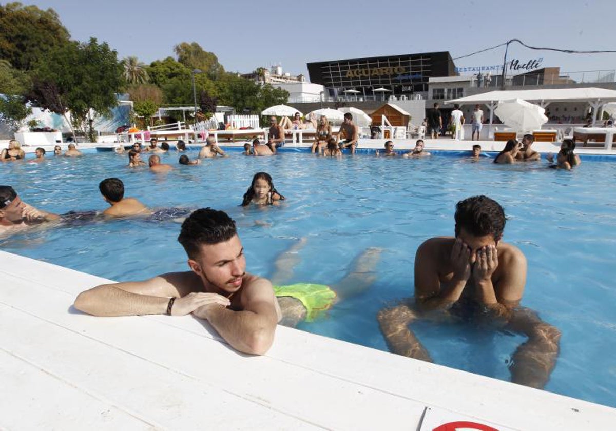 Una piscina de Sevilla