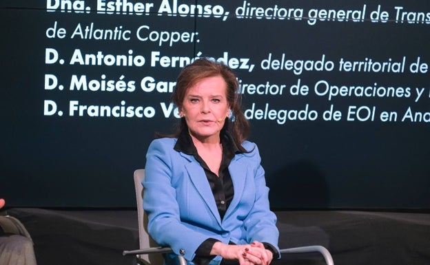 Esther Alonso, directora general de Transición Energética y Sostenibilidad de Atlantic Copper
