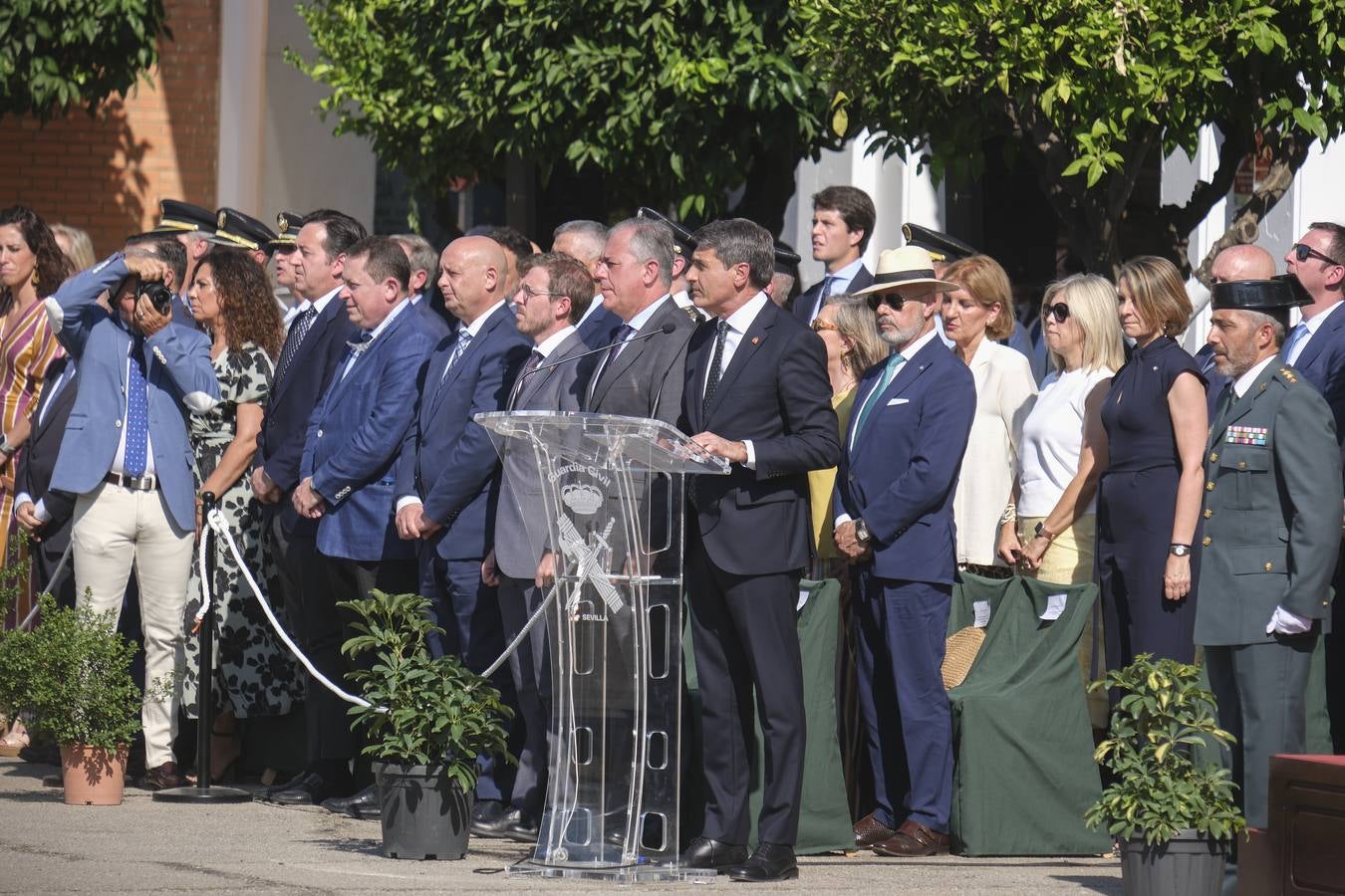 Toma de posesión del nuevo coronel jefe de la Guardia Civil