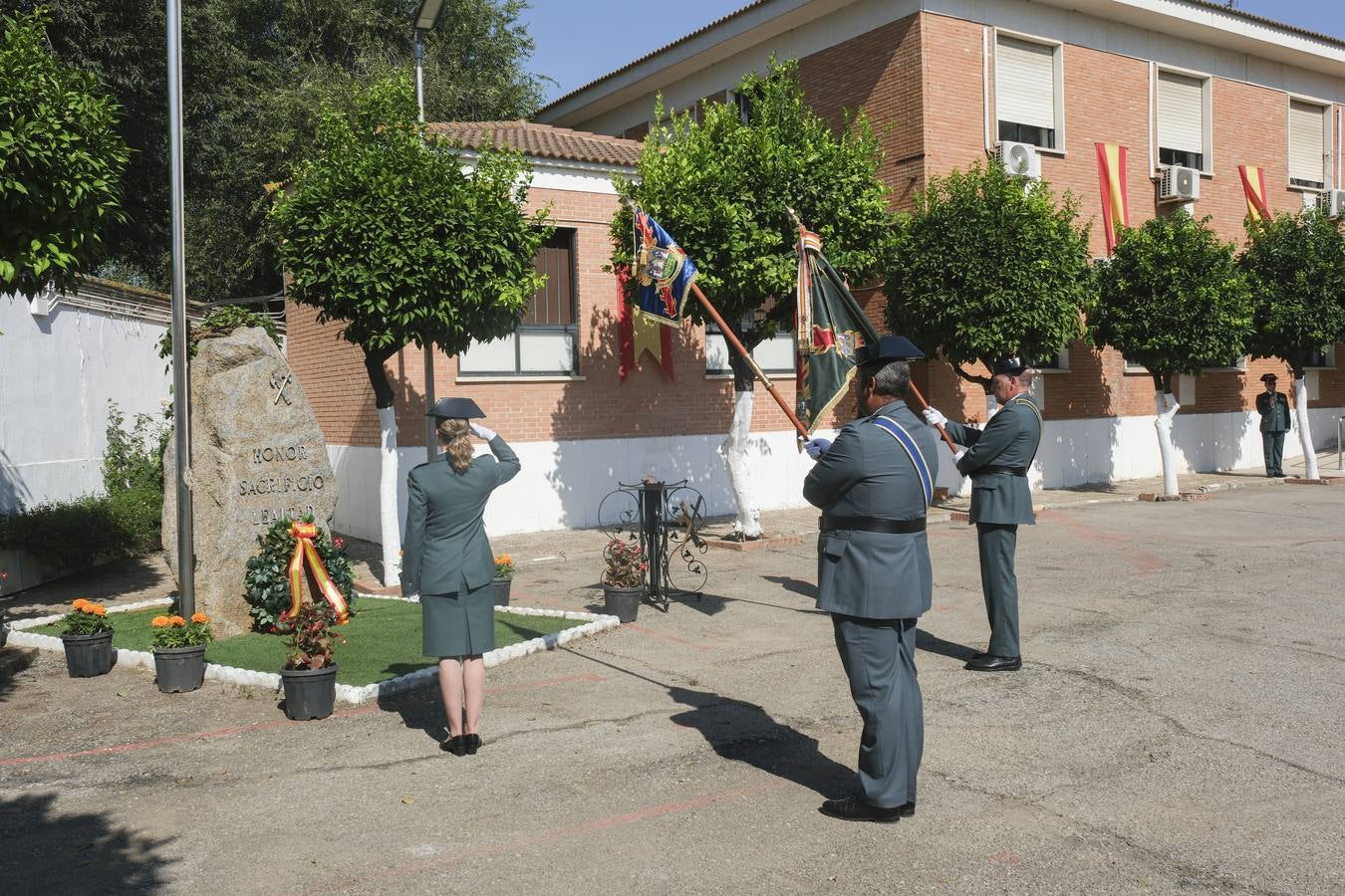 Toma de posesión del nuevo coronel jefe de la Guardia Civil