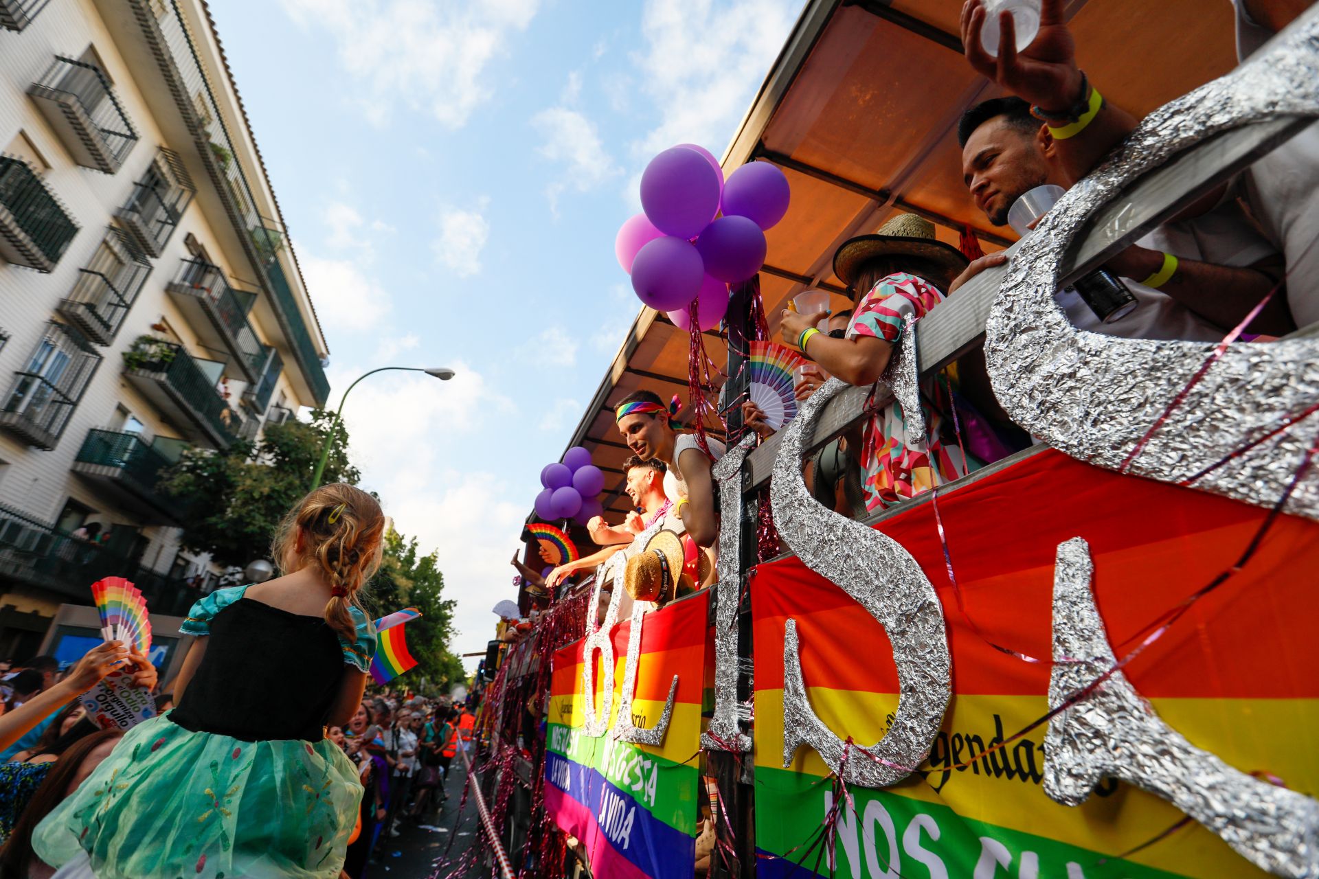 Sevilla celebra la marcha del Orgullo LGTBI+