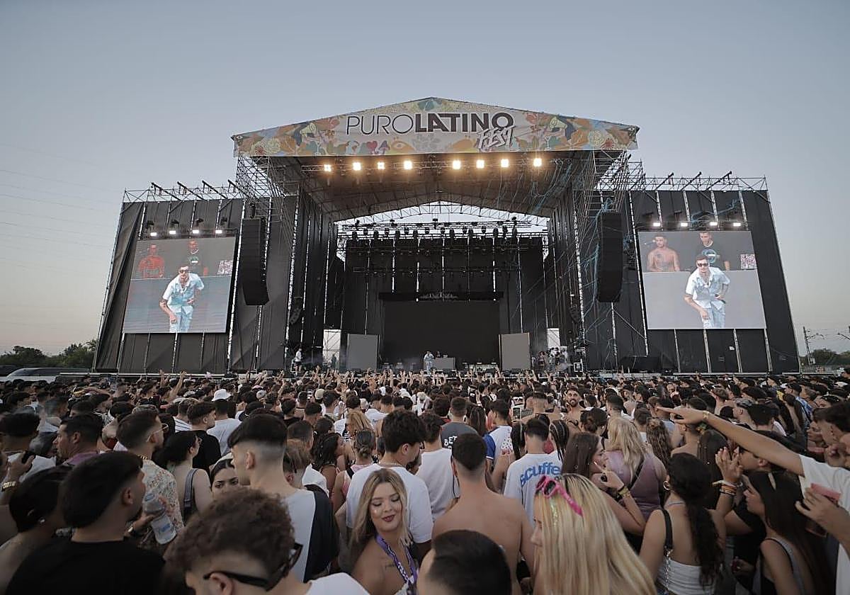 El escenario de Puro Latino Sevilla contará con tres pantallas gigantes para el partido de España en la Eurocopa 2024