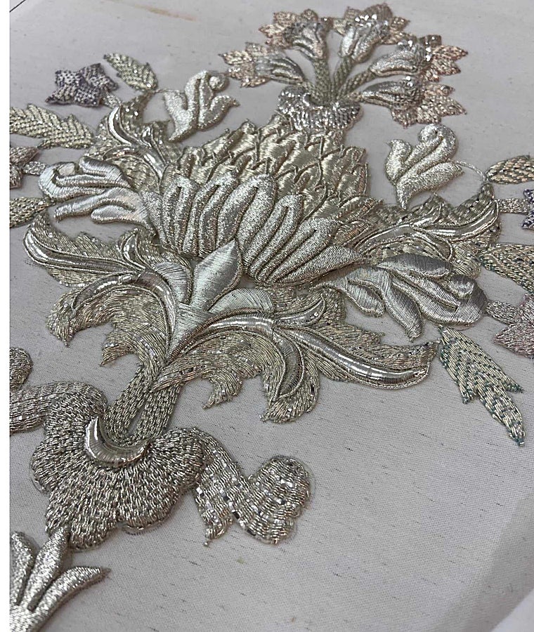 Bordados del palio de la Paz