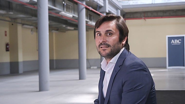 Félix Almagro en las instalaciones de ABC