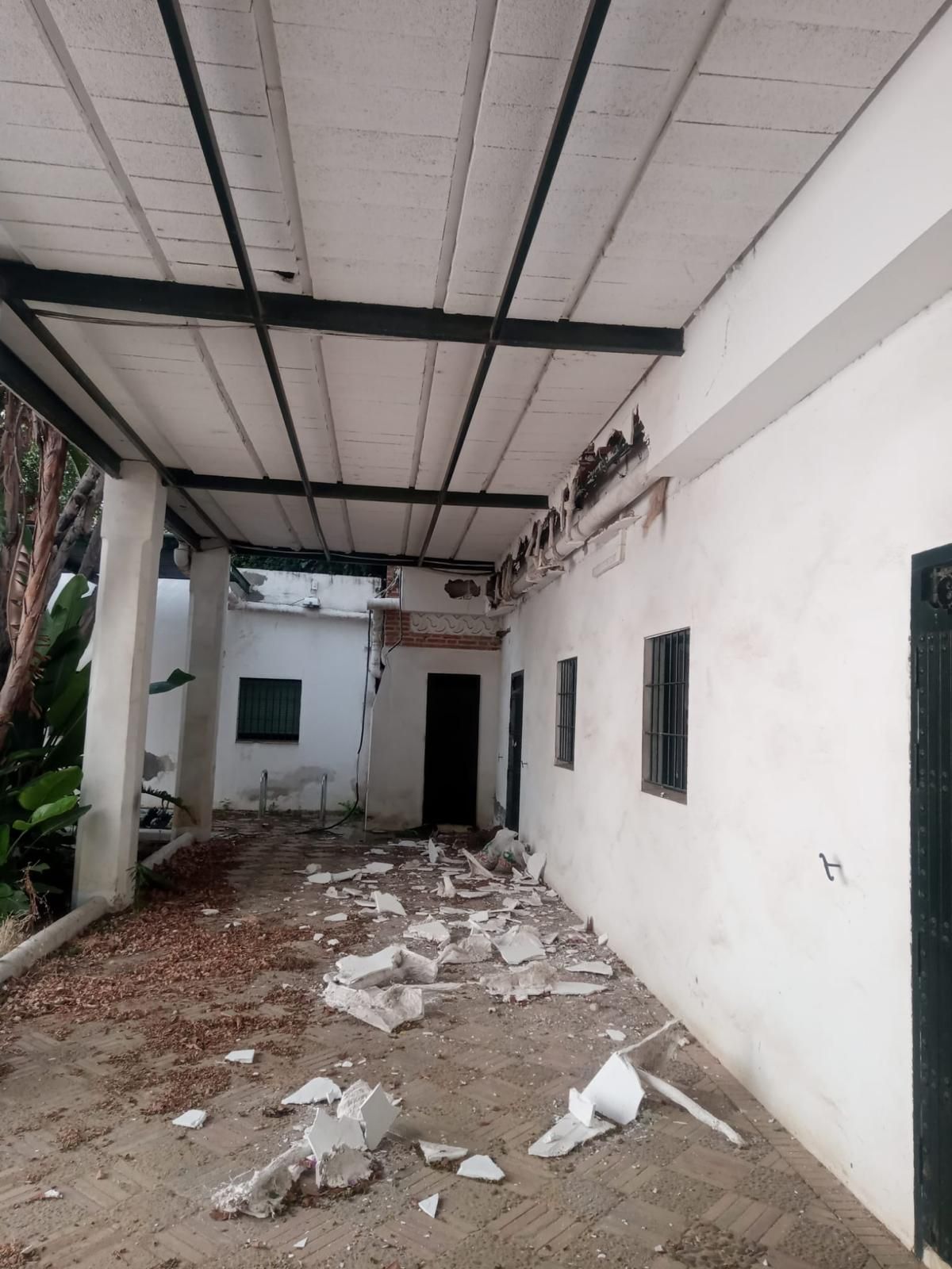 En imágenes, el estado en el que ha quedado el Pabellón de Marruecos de la Exposición del 29