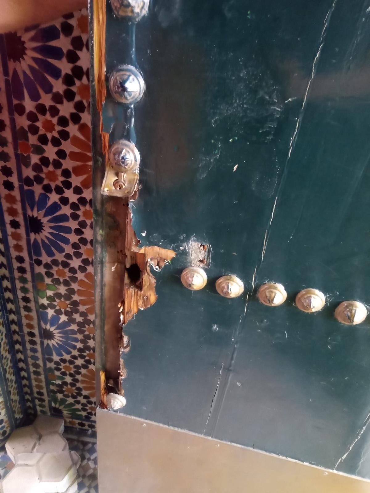 En imágenes, el estado en el que ha quedado el Pabellón de Marruecos de la Exposición del 29