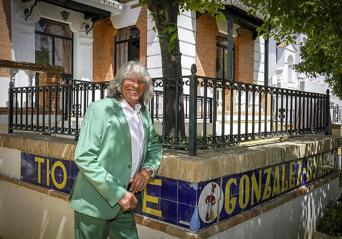 José Mercé, durante la presentación del ciclo 'Veranea en la bodega' de Tío Pepe Festival en la Venta de Antequera