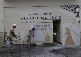 Álvaro Moreno proyecta un taller textil en Los Pajaritos de la mano de la Hermandad del Gran Poder