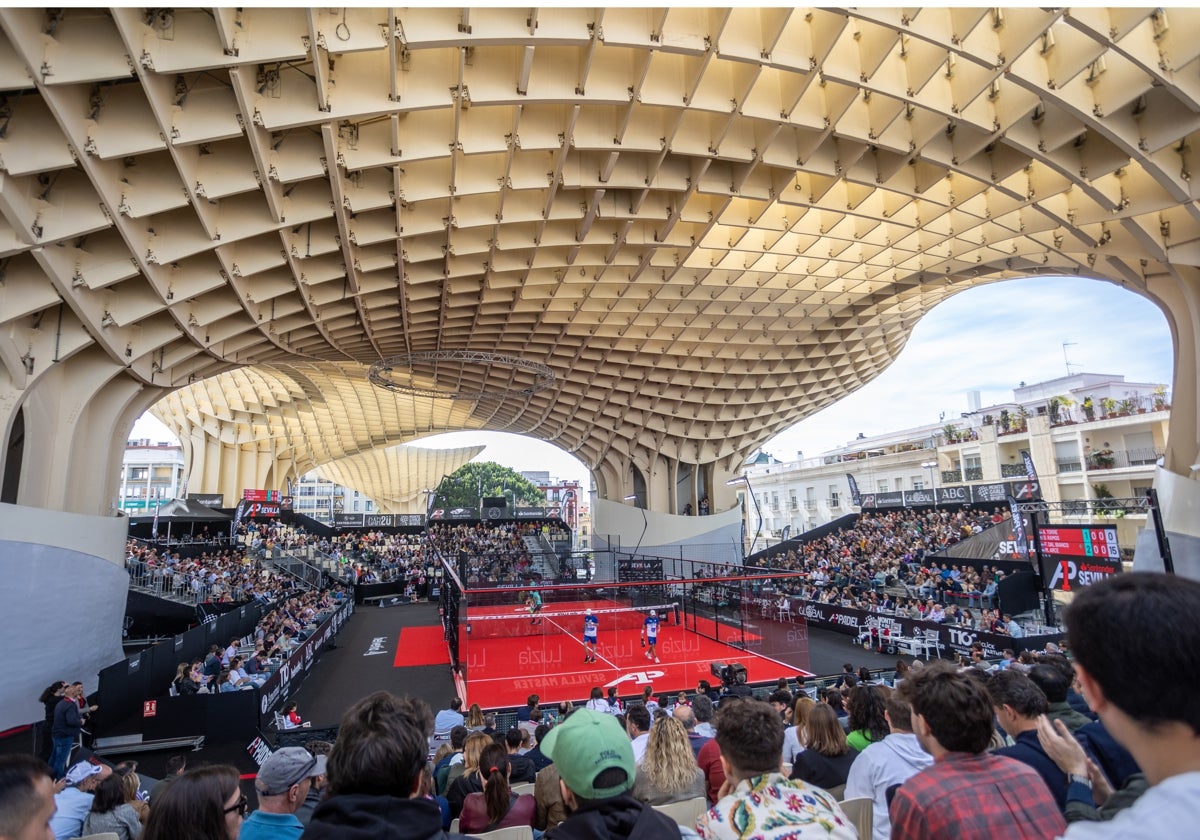 Imagen de archivo del torneo de Sevilla del A1 Pádel