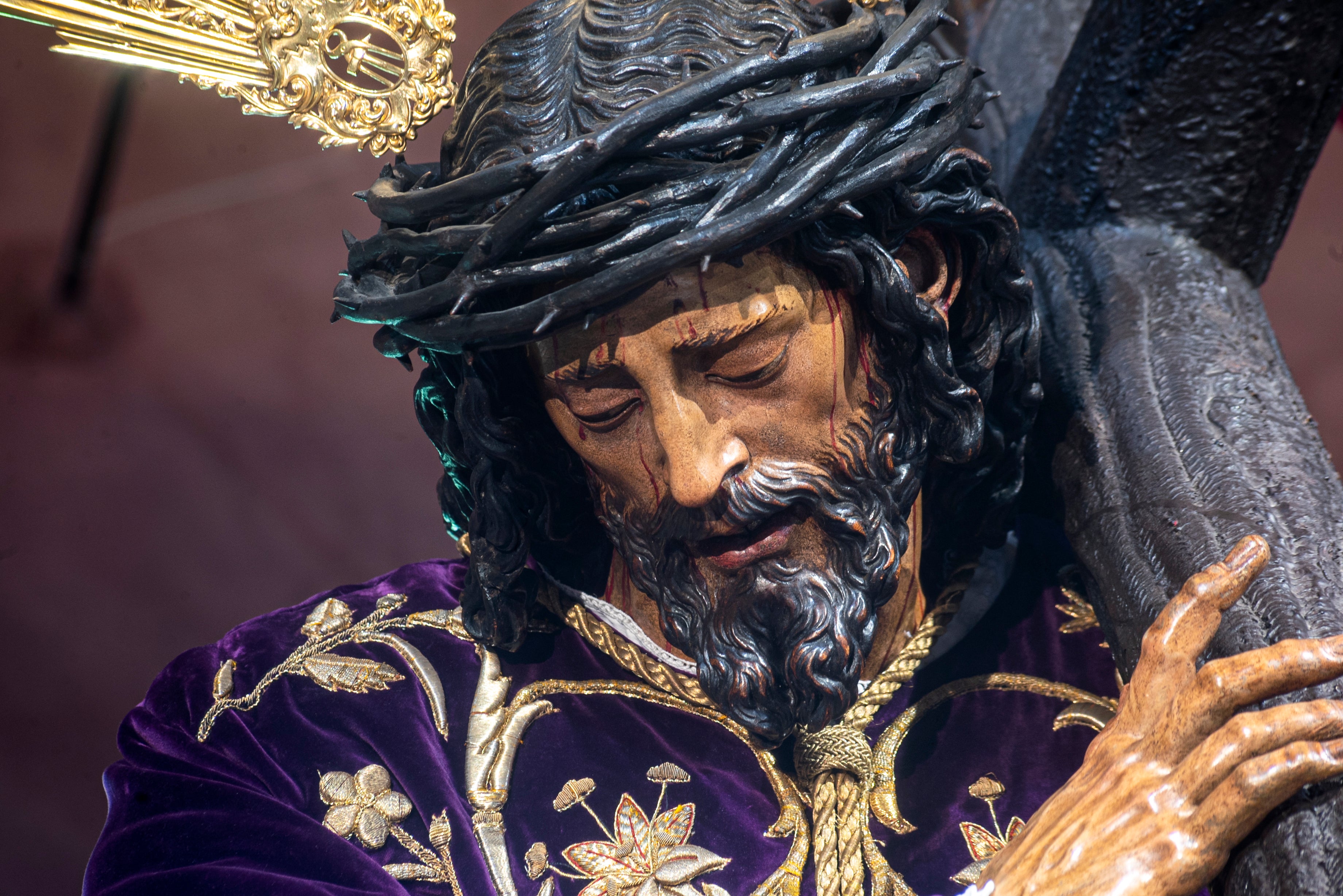 El Señor de Pasión en la capilla sacramental