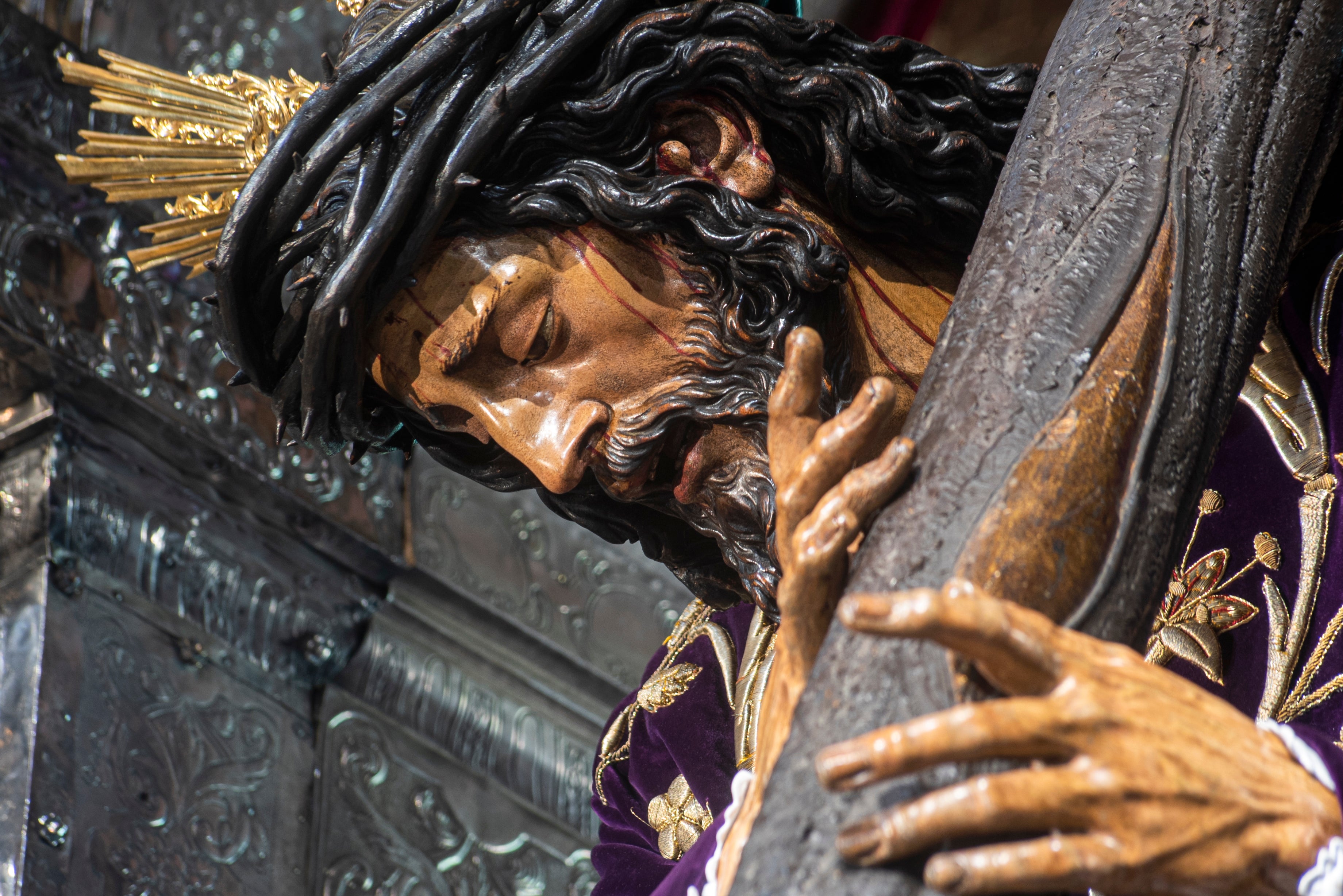 El Señor de Pasión en la capilla sacramental