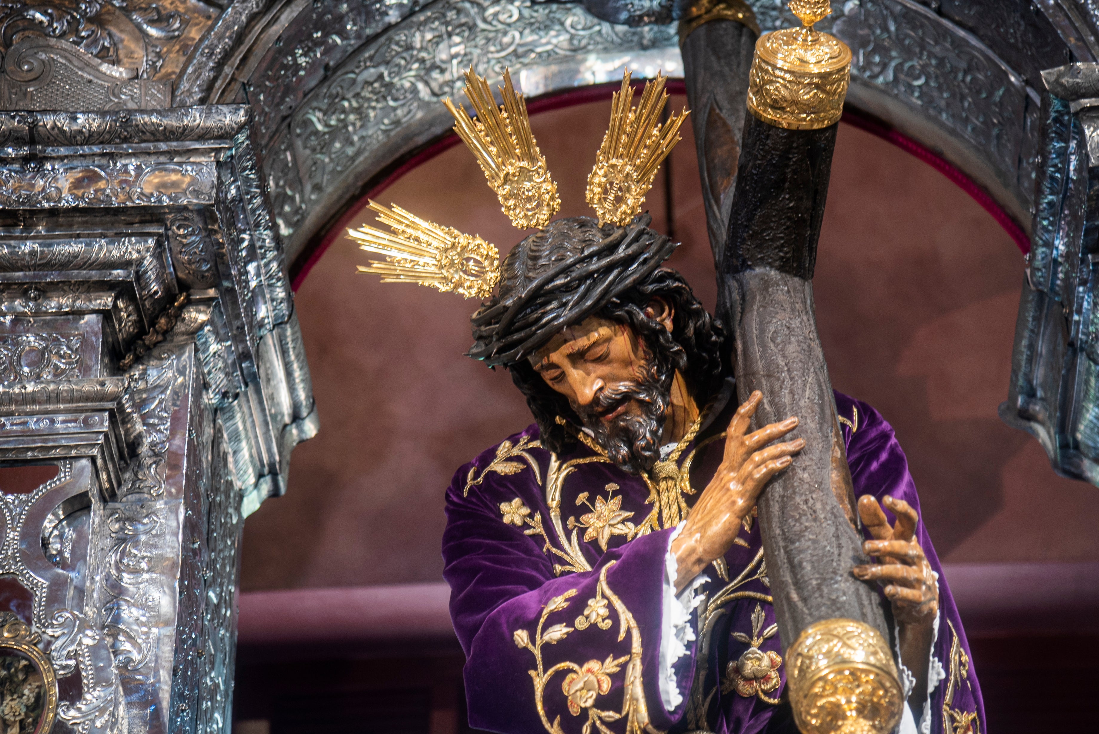 El Señor de Pasión en la capilla sacramental