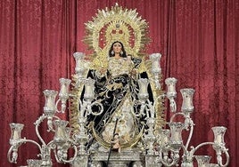 Benacazón celebra sus días grandes con las dos procesiones de su patrona, la Virgen de las Nieves