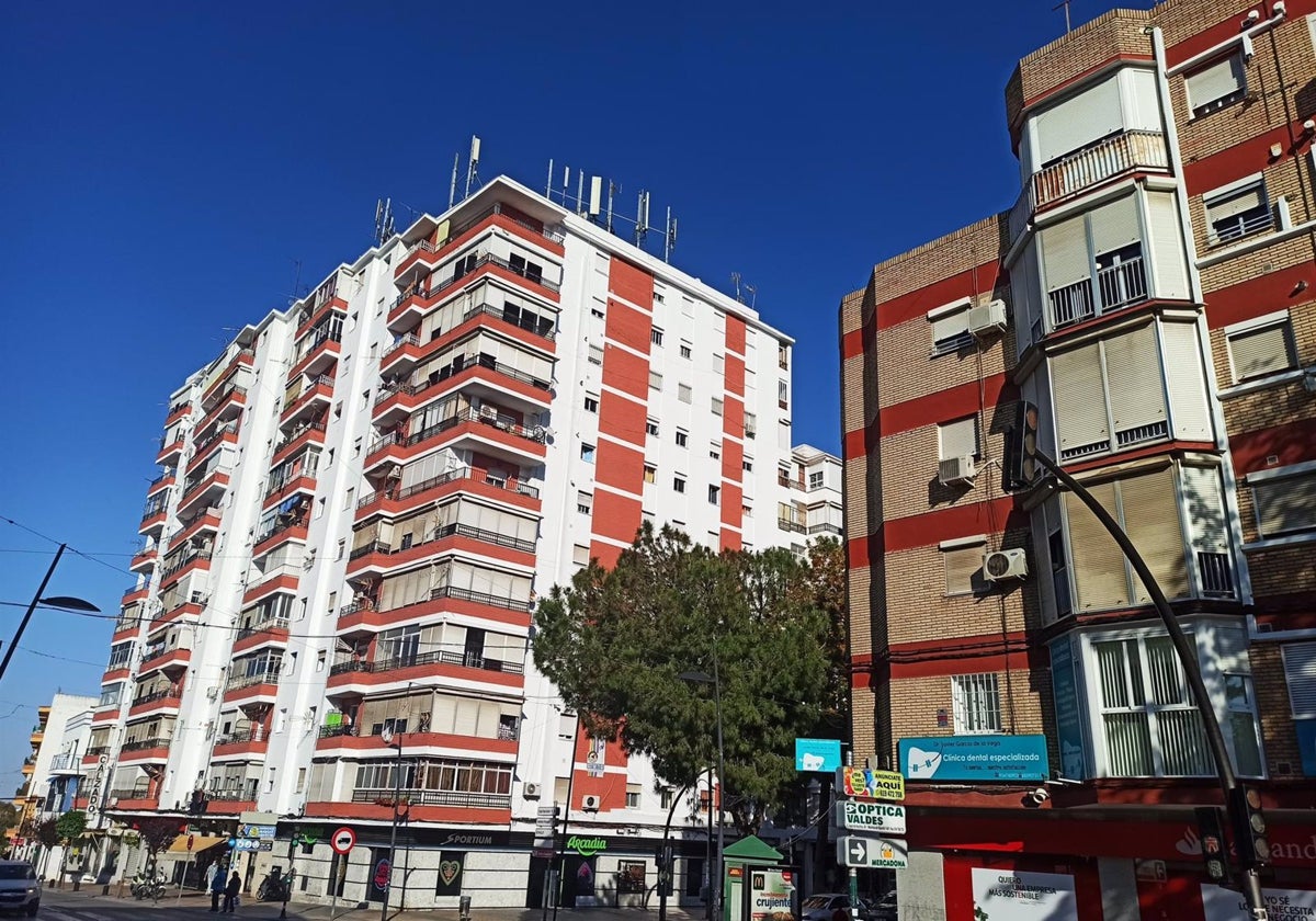 Bloques de viviendas en San Juan de Aznalfarache