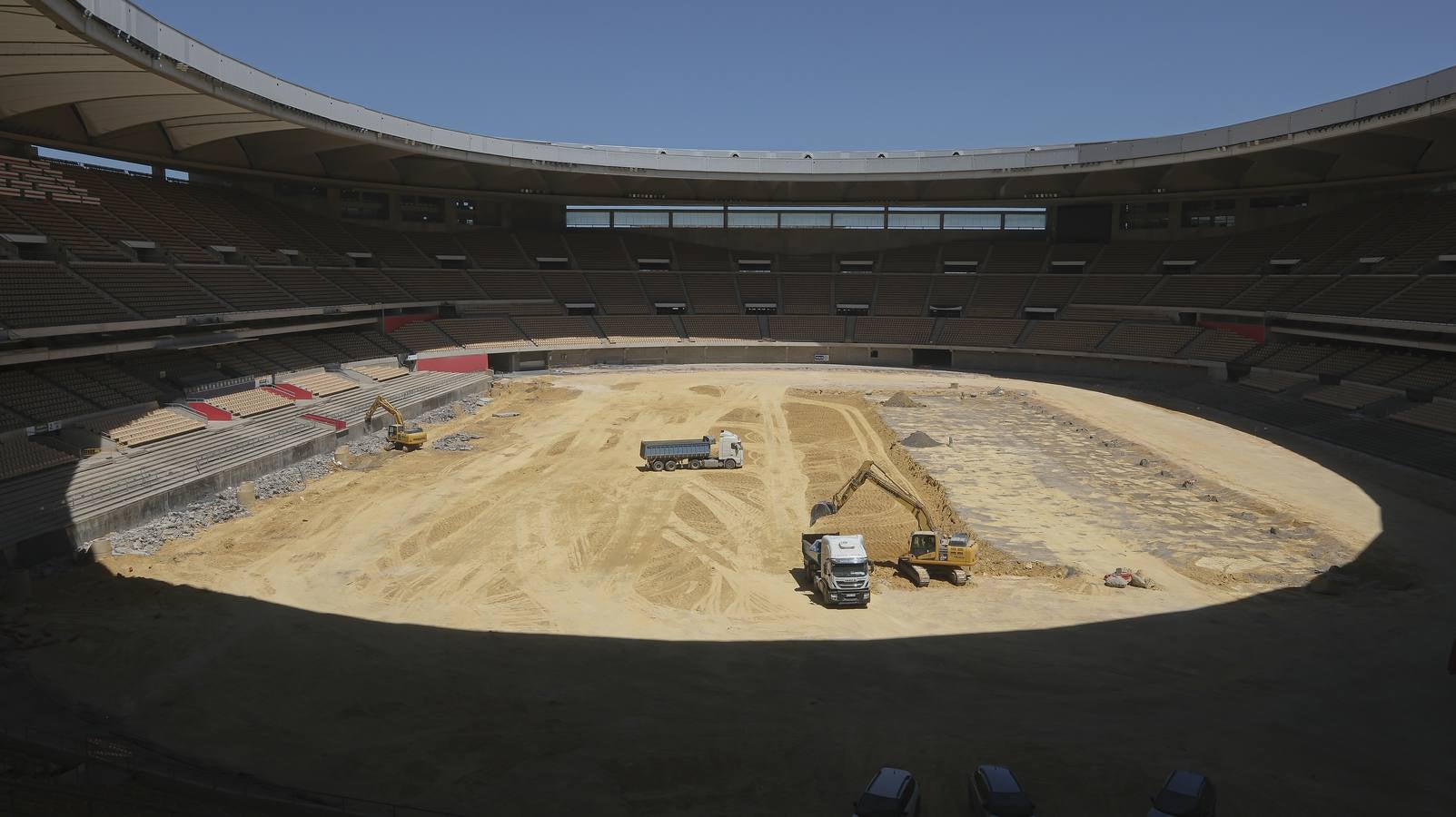 Estado de las obras del estadio de la Cartuja de Sevilla