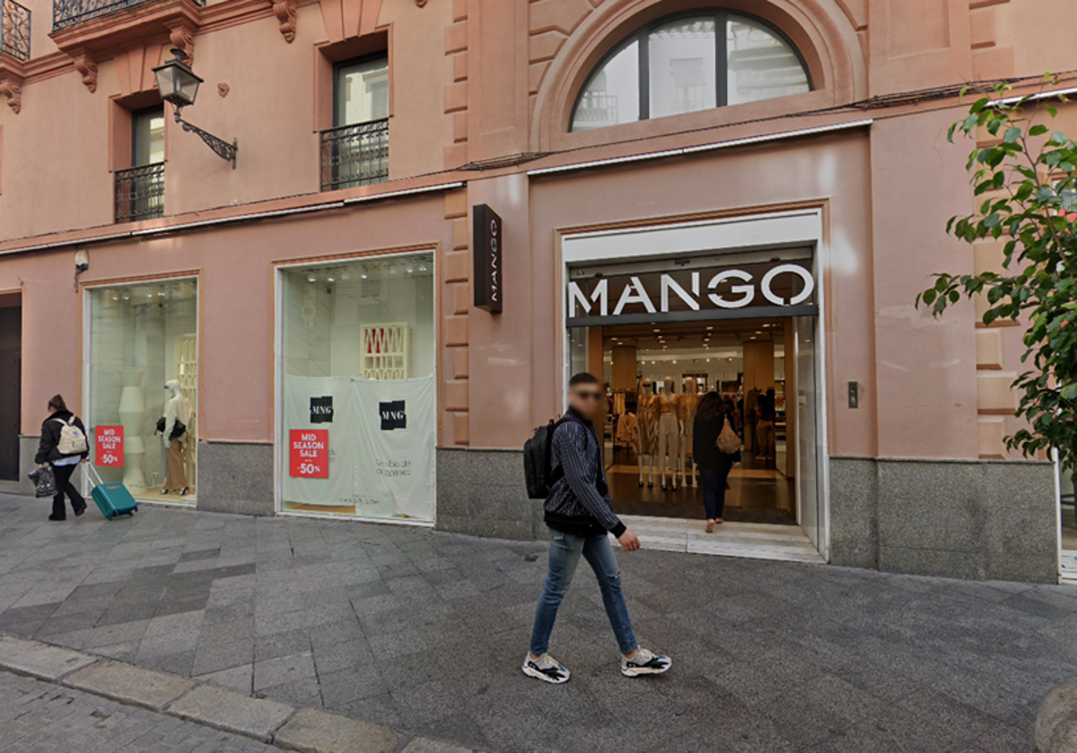 Tienda Mango de la calle O'Donnell de Sevilla