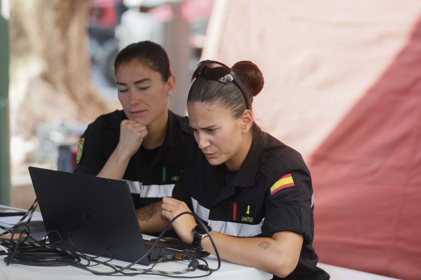 Simulacro de incendio en la Catedral a cargo del Batallón de Intervención en Emergencias II