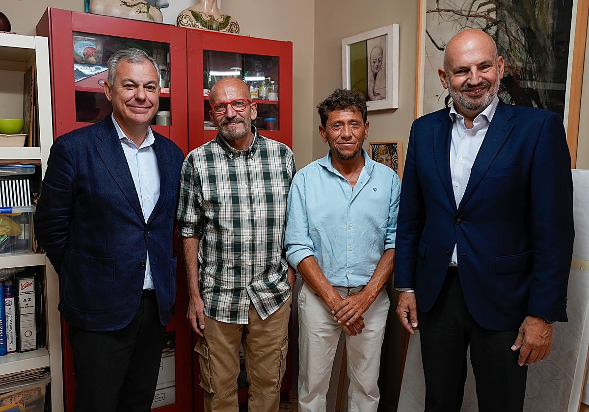 Daroal, el alcalde de Sevilla y el delegado de Fiestas Mayores