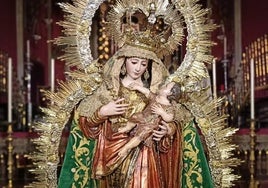 La Reina de Todos los Santos celebrará sus cultos en la iglesia de Santa Marina de Sevilla