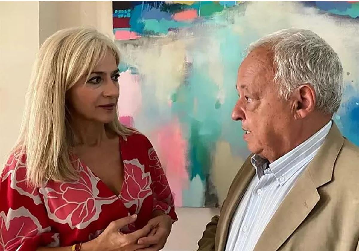 Los consejeros de Cultura de Andalucía y Castilla León, Patricia del Pozo y Gonzalo Santoja