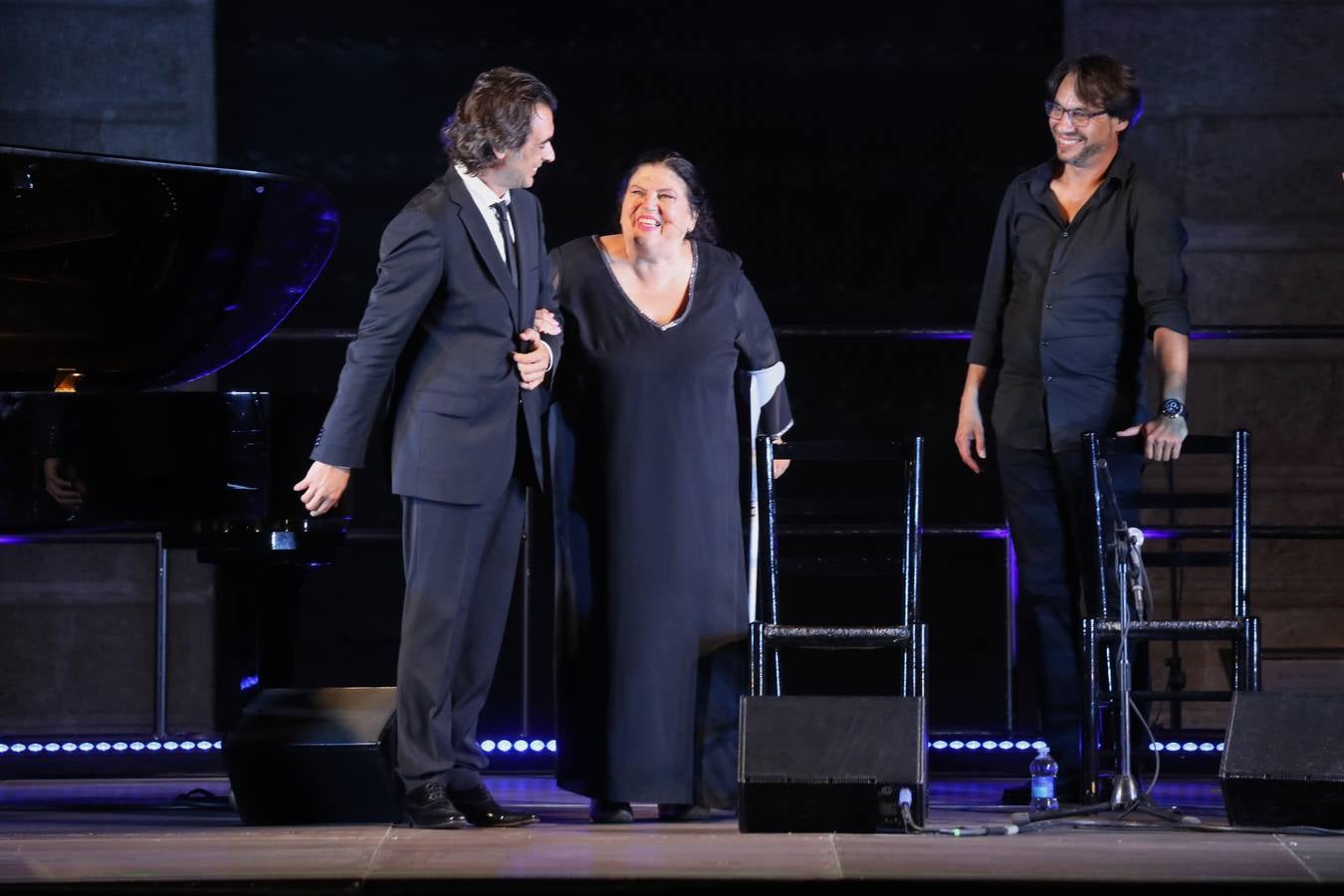 Inés Bacán y Ricardo Miño quebraron el silencio del Alcázar con sus quejíos flamencos