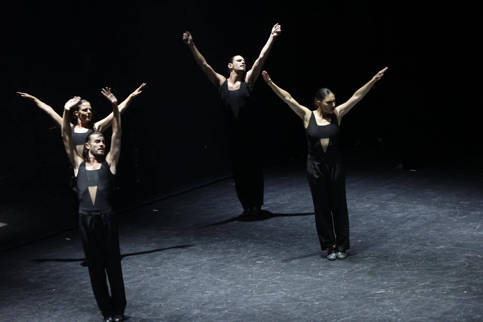 Un instante del espectáculo 'Comedia sin título', de la coreógrafa Úrsula López, en el Teatro Central 