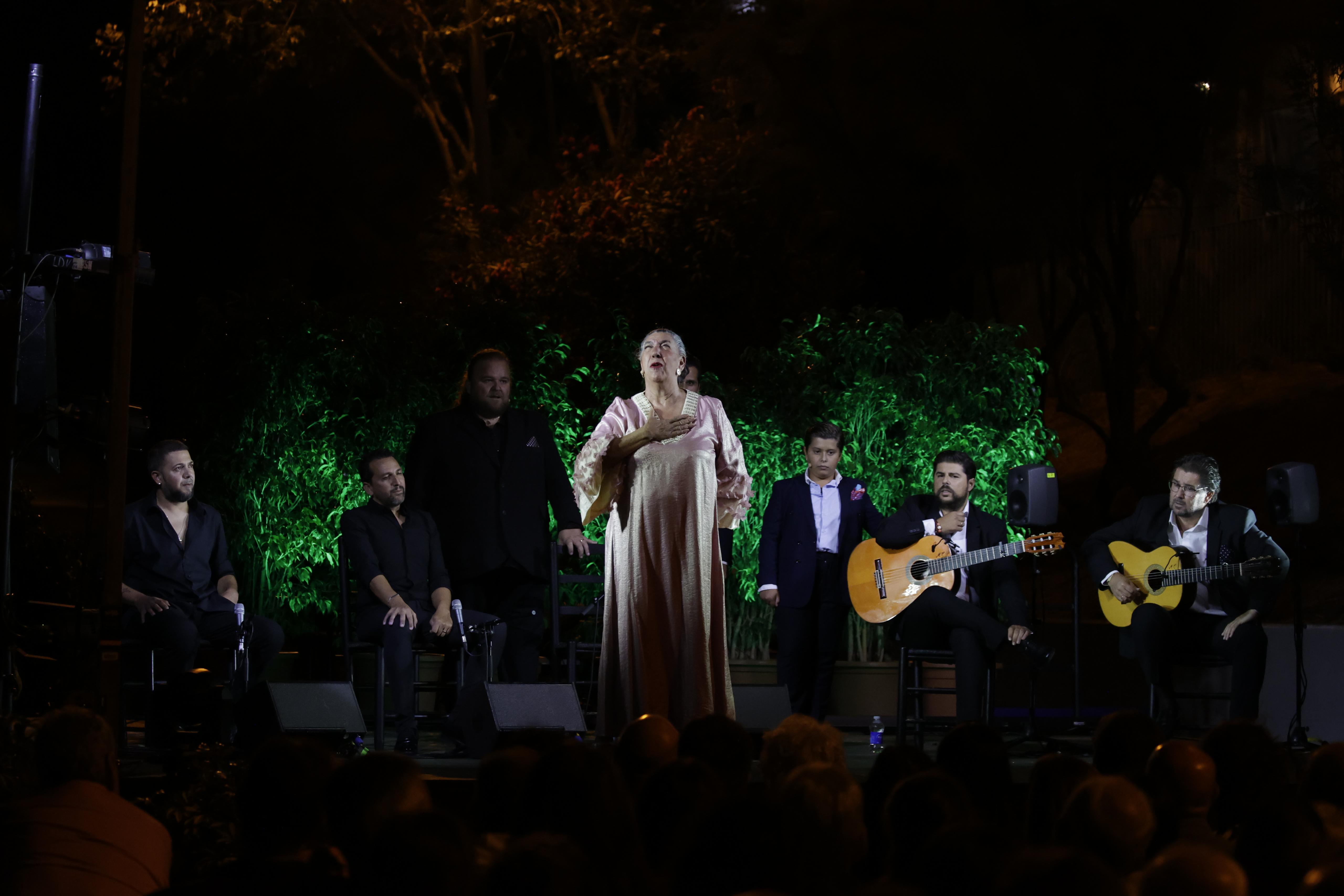 Momento en el muelle Camaronero de 'Territorio Jerez', dentro de la Bienal de Flamenco