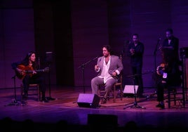Imágenes del concierto de José del Tomate, Joni Jiménez e Ismael de la Rosa, El Bola, en la Bienal de Flamenco 2024