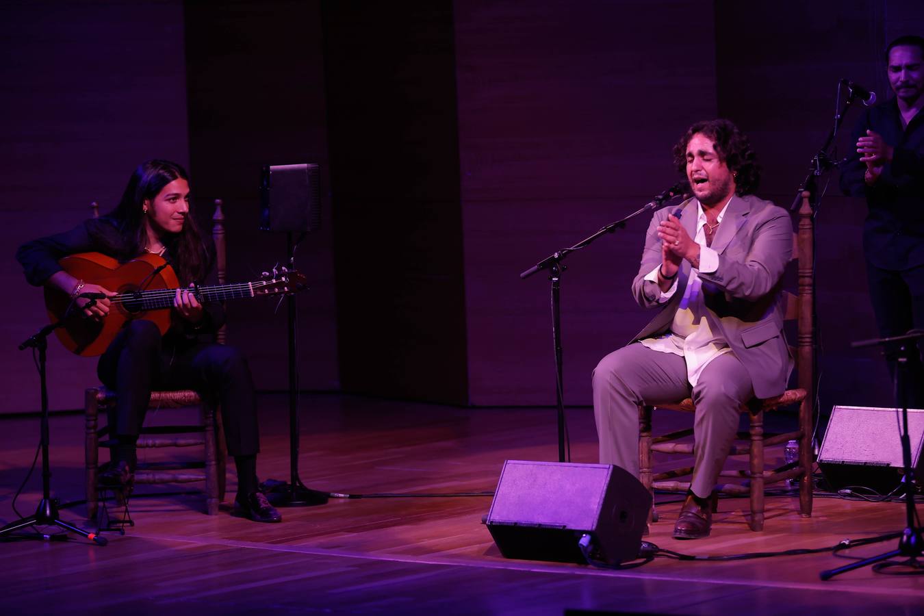Un momento del concierto flamenco de este sábado en el Espacio Turina