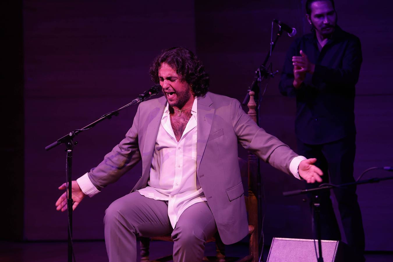 Un momento del concierto flamenco de este sábado en el Espacio Turina